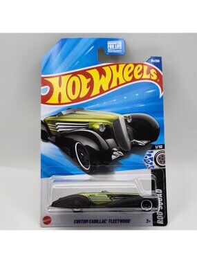 Hot Wheels Custom Cadillac Fleetwood Green Rod Squad 1/10 24/250